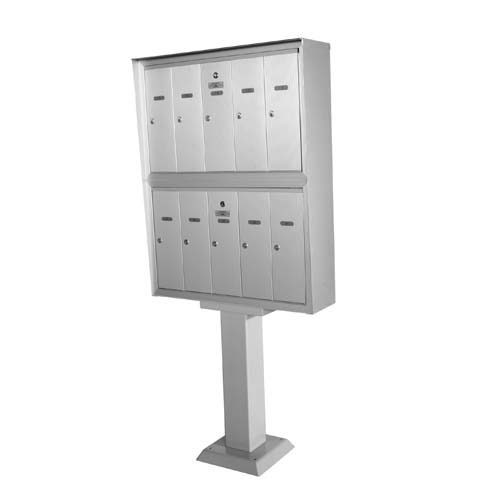 Products - Vertical Mailboxes - NS-202 Double Deck Pedestal - CMC